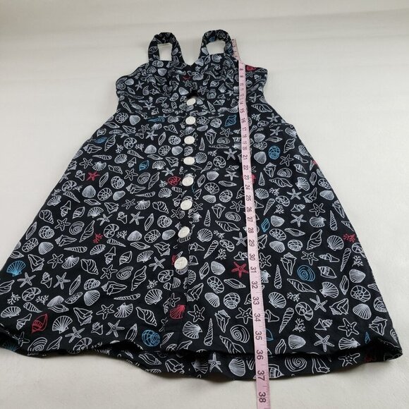 ModCloth Seashore Spectacular Linen Dress Womens 4 Black Sleeveless Fit Flare - Picture 14 of 14